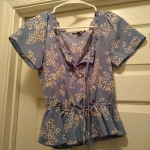 Blue Floral Primark Blouse